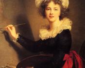 路易斯伊 丽莎白 维热 勒 布伦 : Marie Louise Elisabth Self Portrait